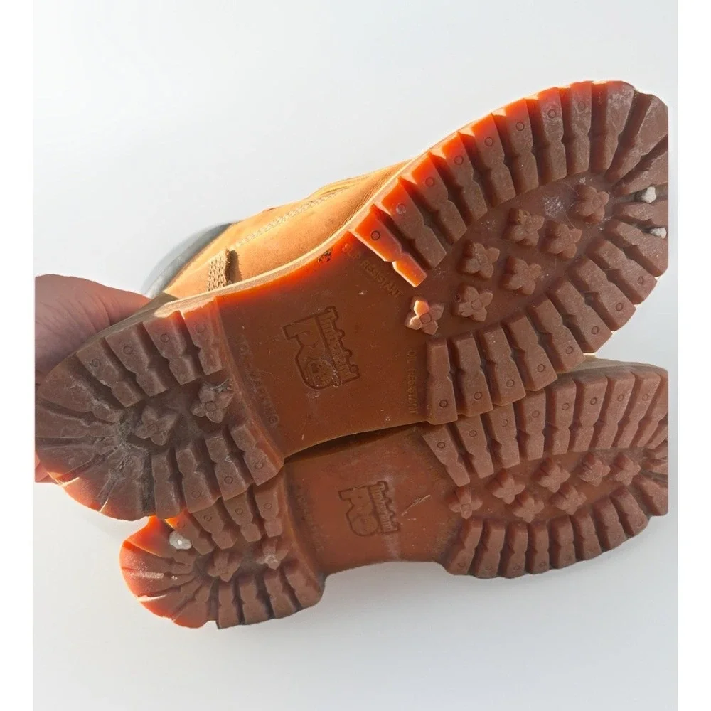 TIMBERLAND Pro 24/7 Direct Attach Steel Toe Boots Wmns 9‎ Wheat A1KJ8 Waterproof